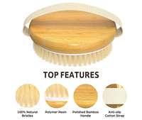 Brosse corporelle exfoliante en sisal à poils naturels anti-cellulite avec logo personnalisé, brosse de bain sèche