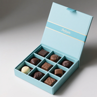 Vente en gros de boîte d'emballage avec logo personnalisé pour dessert, biscuit, collation, avec séparateur pour plateau cadeau de pique-nique en chocolat pour traiteur