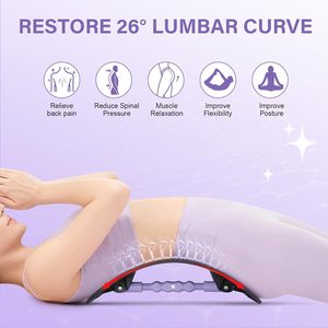 Soporte Lumbar Ajustable |    Estirador de espalda para aliviar el dolor lumbar |   Tabla de descompresión espinal para la columna vertebral - Product Image 5