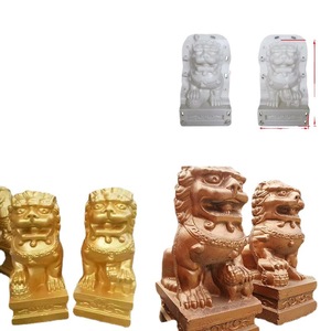 Moule pour boule de fleurs, colonne romaine européenne, lampe en lotus, modèle de construction, produits en ciment Feng Shui, fabricants en gros - Product Image 1
