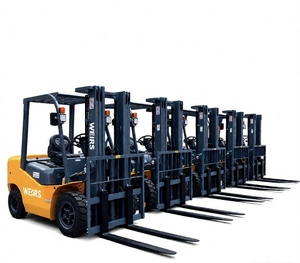 รถยกขนาด 5 ตันที่ขายดีที่สุด มาพร้อมกับตัวเลือกห้องโดยสารแบบปิดเต็มรูปแบบและอุปกรณ์เสริมรถยกพร้อมเครื่องปรับอากาศ - Product Image 1