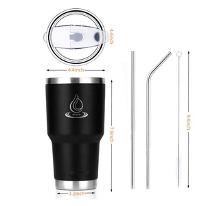 Tasse de camping Offre Spéciale de haute qualité gobelet d'eau isolé sous vide en acier inoxydable de 30oz - Product Image 6