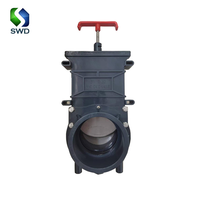 Vanne à opercule manuelle en PVC DN100 avec poignée en plastique pour système d'eau, à commande sur base, OEM, vente en gros