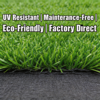 Gazon artificiel pour terrains de football, aménagement paysager, putting green, tapis synthétique pour sols sportifs de football, prix d'usine