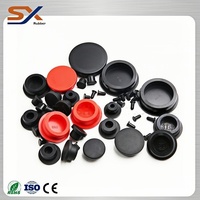 SHUOXI Bouchon en forme de cône conique conique sur mesure, petit bouchon en caoutchouc résistant à la chaleur en silicone rond solide conique