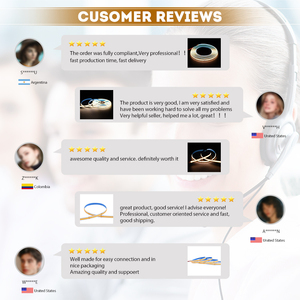 12v/24v Cob Led Strip UL CE RoHS 320LEDs 3000K DC24V 8mm Cob <b>Lights</b> CRI90 IP20 Flexible Led Strip COB - Product Image 4