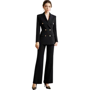 원래 패션 비즈니스 착용 슬림 맞는 숙녀 코트 바지 정장 작업 정장 온라인 상점 공급 업체 에서 중국