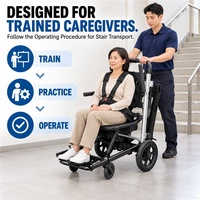 Fauteuil roulant électrique pour escalades avec frein électromagnétique, pliable, pour personnes âgées, handicapées et aide à la mobilité