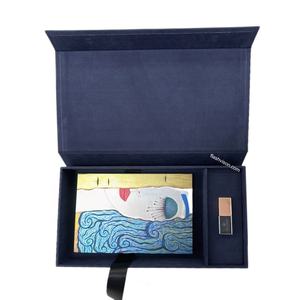 Custom Linen <strong>USB</strong> Photo <strong>Box</strong> and Crystal <strong>USB</strong> Flash Drive - Product Image 6