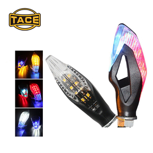 Intermitentes LED de 12V para Motocicleta, Luz Intermitente de Agua Fluida, Indicador Impermeable Ámbar/Blanco/Rojo para Motocicleta, Scooter, Personalizado - Product Image 6