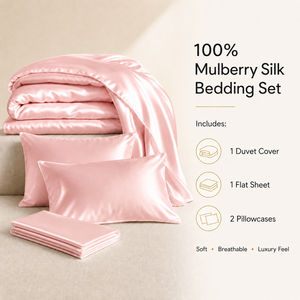 Parure de <span class=keywords><strong>lit</strong></span> en soie de mûrier 100% pour bébé, housse de <span class=keywords><strong>couette</strong></span> de luxe en soie, linge de maison pour usage domestique - Product Image 4