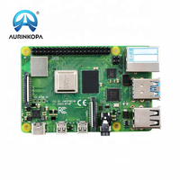Carte Raspberry Pi 4 Modèle B 3 Go de RAM 64 bits 1,5 GHz Quad-Core Alimentation USB-C Prise en charge du Wi-Fi double bande et du BLE 5.0 Vidéo 4K PoE Ethernet
