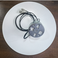 Moteur de ventilateur synchrone monophasé DYX 5RPM 49TYJ-C 50/60Hz AC 220V 4W antidéflagrant à montage sur panneau avec prise femelle/mâle et bras en plastique