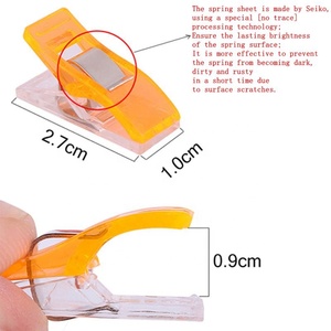 Personalizzazione all'ingrosso 20 pezzi Clip legante da 27mm in plastica Per cucire morsetti Per trapunta personalizzabili Clip Per indumento Per borsa - Product Image 4