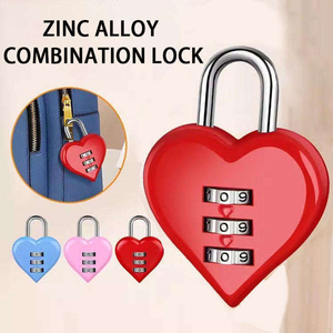 <span class=keywords><strong>Mini</strong></span> cadenas coeur portable avec protection codée personnalisée - Product Image 5