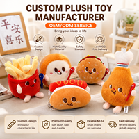 Gantungan Kunci Boneka Makanan Kustom |   OEM ODM Mainan Makanan Boneka Isi Sendiri Sesuai Pesanan |   Produsen Hadiah Boneka Plush Lembut yang Lucu