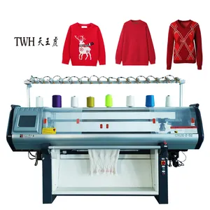 2021 Direct Double System 52inch mquinas de tejer Knitwear Manufactures Knitting Machine