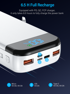 2025 nouveau produit chargeur Portable <span class=keywords><strong>batterie</strong></span> <span class=keywords><strong>externe</strong></span> câble intégré 20000mAh grande capacité Type C 22.5W <span class=keywords><strong>batterie</strong></span> <span class=keywords><strong>externe</strong></span> à charge rapide - Product Image 5