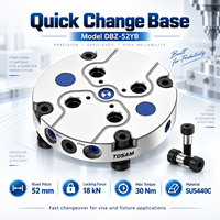Prix usine TOSAM DBZ-52YB Chine Base à changement rapide 18KN 52mm à point zéro pour étau CNC