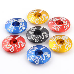 MUQZI 4 couleurs capuchon de tige de vélo VTT vélo de route 28.6mm fourche avant casque capuchon supérieur - Product Image 1