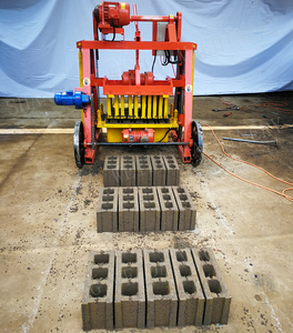 Grandi ruote Africa finitrici mobili macchina blocco uova posa mattoni cemento macchine macchine Uganda - Product Image 5