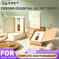 Boîte cadeau en carton blanc pour huiles essentielles, emballage de luxe personnalisé pour les acheteurs en gros OEM ODM