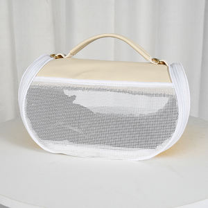 Bolsa de transporte de mascotas pequeña portátil personalizada almacenada al por mayor de lujo de cuero impermeable de viaje <span class=keywords><strong>ardilla</strong></span> Animal <span class=keywords><strong>mochila</strong></span> al aire libre - Product Image 5