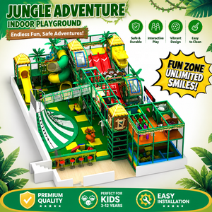 Modular Children <b>Indoor</b> Playground with <b>Slide</b> Tunnel Maze for Shopping Mall <b>Indoor</b> Playground - Product Image 1
