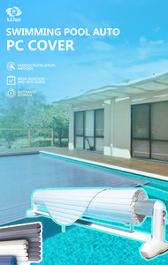 Sistema de Cubierta Retráctil Automática para Piscina, Marca Water Crown, Cubierta Protectora Transparente de PC para Piscina - Product Image 6