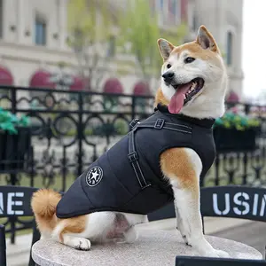 Joymay Customized Pet Apparel Clothing With Zipper Wholesale Dogs Jackets Waterproof Cotton Pets Vest For Dogs And Cats