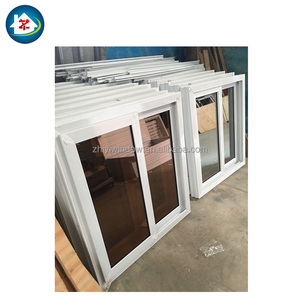 Ventana corredera de plástico transparente Upvc Salamandra <span class=keywords><strong>Pvc</strong></span> Ventanas de puerta de vidrio templado - Product Image 2