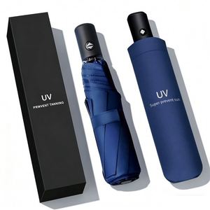 Promotion Business Gifts Custom Printed Low Price Bulk New Style <b>Umbrella</b> Umbrelas Black With Logo - Product Image 1