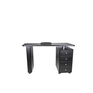 Mesa de manicura Dongpin 3418 con cajones de almacenamiento y ruedas para uso en salón u oficina - Product Image 3