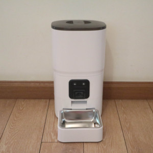 6L Xoay HD Máy Ảnh Thông Minh Tự Động Pet Mèo Thực Phẩm Dispenser Có Thể Tháo Rời Pet Khô Thực Phẩm Trung Chuyển Với Hẹn Giờ - Product Image 2