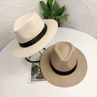Sombrero Panamá Clásico Ajustable - Hecho a Mano en Ecuador, Sombreros de Sol para Mujer y Hombre, Sombrero de Paja para Hombre, Protección UV, Modelo J0154