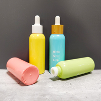 Flacon à pompe en verre opale, accessoire cosmétique vide, sérum de 40 ml, opaque rose, de 120 ml, 100 ml, bocaux de crème de 50 ml, 120 pièces