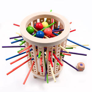 2026 नए आगमन मोंटेसरी बेबी लकड़ी के स्टिक बैलेंस बॉल गेम शैक्षिक सीखने के लिए लड़कों के लिए उपहार खिलौने खेलना - Product Image 3