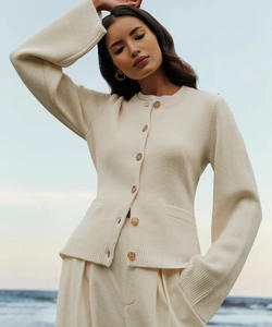 2025 factory direct sales new long-sleeved sweater fashion knitted <b>cardigan</b> women's <b>coat</b> - Product Image 4