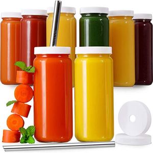 Wholesale Borosilicate Glass Drinkware Clear <b>Cups</b> With <b>Lids</b> <b>Straws</b> for Milk Coffee <b>and</b> Juice Drinking - Product Image 4