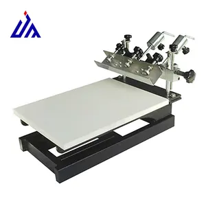 1 color 3 station micro-adjustable screen printing machine