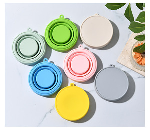 Tazza d'acqua pieghevole in silicone, portatile da viaggio, anti-caduta, telescopica, design moderno minimalista, colore unico, <span class=keywords><strong>per</strong></span> pubblicità e vacanze - Product Image 6