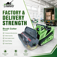 Tondeuse à gazon industrielle haut de gamme LOGWAY tout-terrain à braquage zéro, robuste, pour usage commercial et aménagement paysager