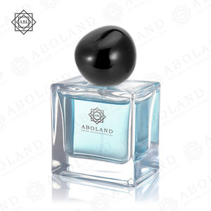Wholesale <b>Perfume</b> <b>Bottle</b> Best Quality 50ml Simple Style <b>with</b> Black Plastic Lid - Product Image 2