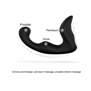 Anale vibrator prostaat massager met cockring, mannelijke seksspeeltjes met 12 vibratiemodi, anale seksspeeltjes kralen voor volwassen koppels - Product Image 2