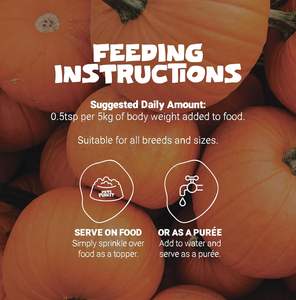 Polvo de calabaza deshidratado orgánico, ayuda digestiva para perros, suplemento <span class=keywords><strong>natural</strong></span> para perros, golosinas para mascotas para aliviar la diarrea y la salud intestinal - Product Image 5