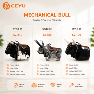 Colchoneta de Seguridad Inflable Ceyu para Toro Mecánico, Cojín Protector para Montar en Toro, Accesorio de Equipo Comercial, Tamaño Personalizado, PVC - Product Image 5