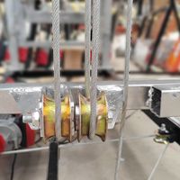 Échafaudage télescopique électrique haute résistance avec table élévatrice mobile
