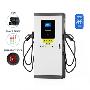 Estación <span class=keywords><strong>de</strong></span> Carga para Vehículos Eléctricos OCPP Comercial <span class=keywords><strong>de</strong></span> 120 kW CCS2, Tipo Piso, Carga Rápida - Product Image 1