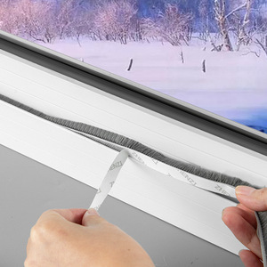 Window Sealing Strip 3 Meters Gray White Self Adhesive Weatherstripping For Door Window <b>Gap</b> Seal Soundproof Mosquito Proof - Product Image 3