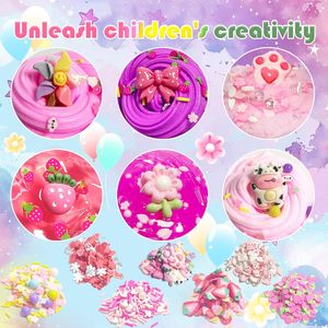 Kit de Slime, Slime Transparente, Suave y Elástico, para Aliviar el Estrés, Juguete para Niñas y Niños, Regalo de Cumpleaños, Recuerdos para Fiestas Infantiles - Product Image 6